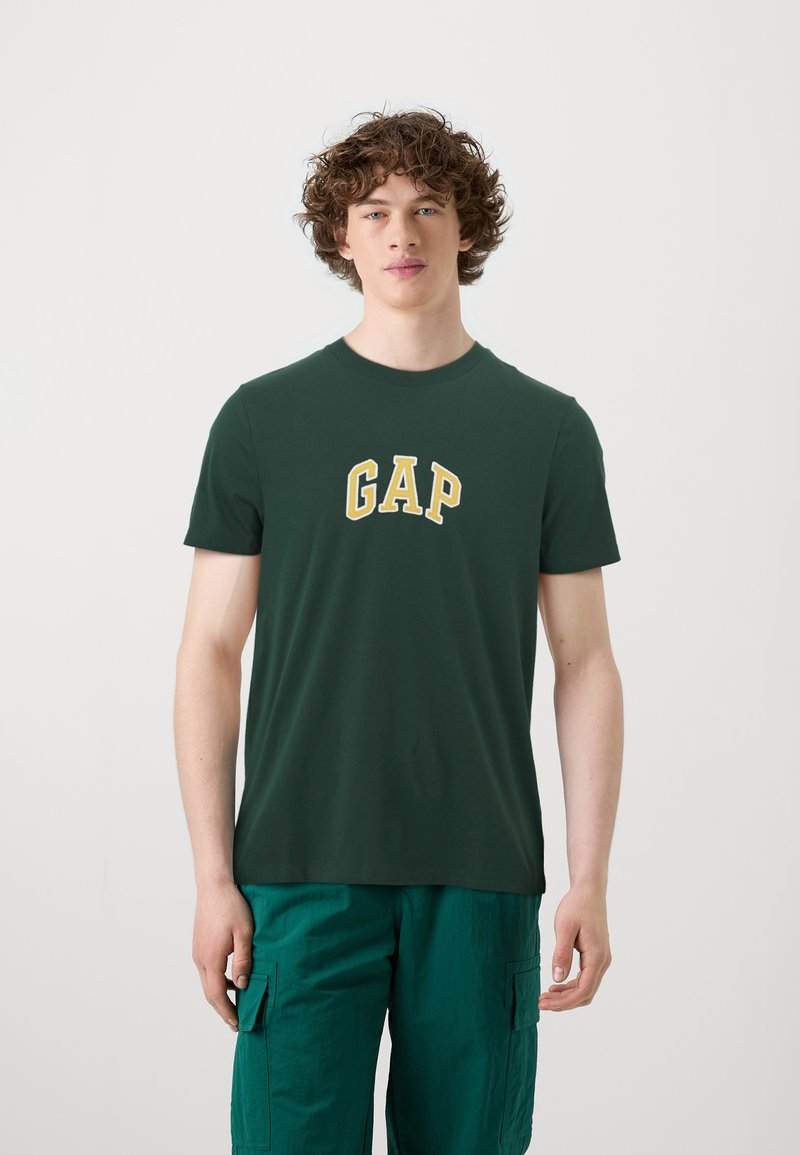 GAP NEW ARCH - Marškinėliai su spaudiniu - essex green