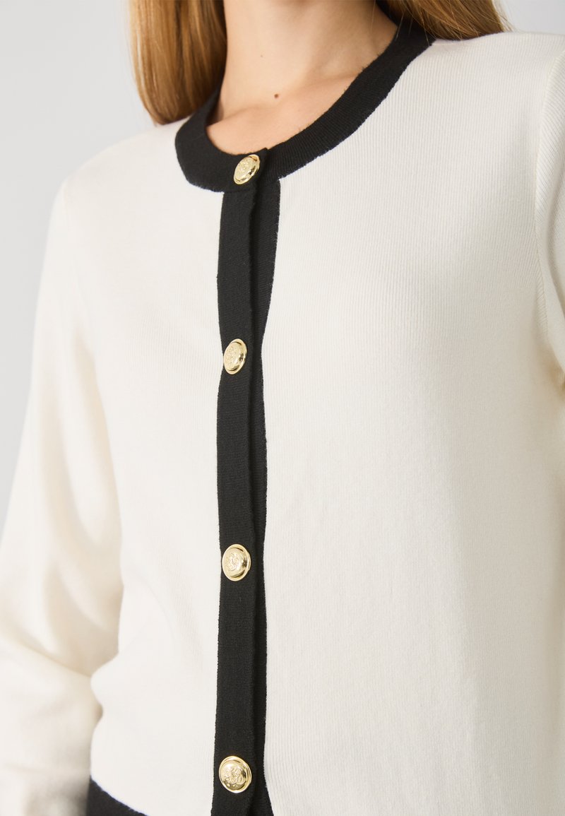 Cardigan/Gilet Blanc Avec Fils Argentés - Taille M (40) - Occasion Très Bon état - Pour Femme