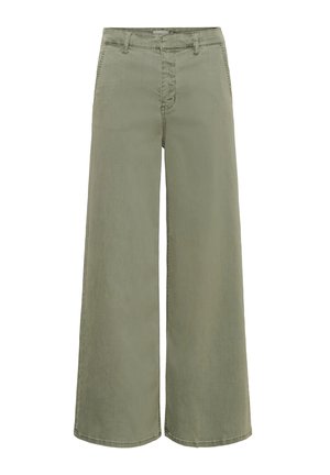 Cream, CREAM  - Wide Leg - mulled basil