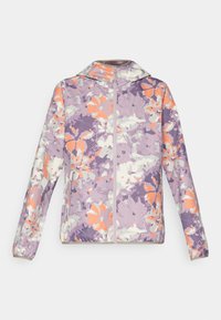 GRAPHIC RAIN JACKET - Vízálló dzseki - purple clay