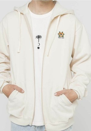 Sudadera con cremallera - beige
