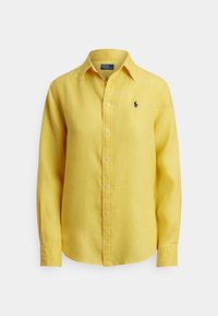 CLASSIC FIT LINEN SHIRT - Πουκαμίσα με κουμπιά - yellow