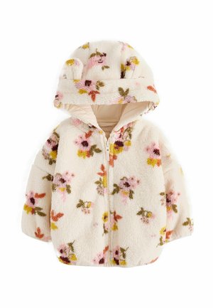 Next REGULAR FIT - ZIP THROUGH FLEECE - Giacca in pile - cream floral