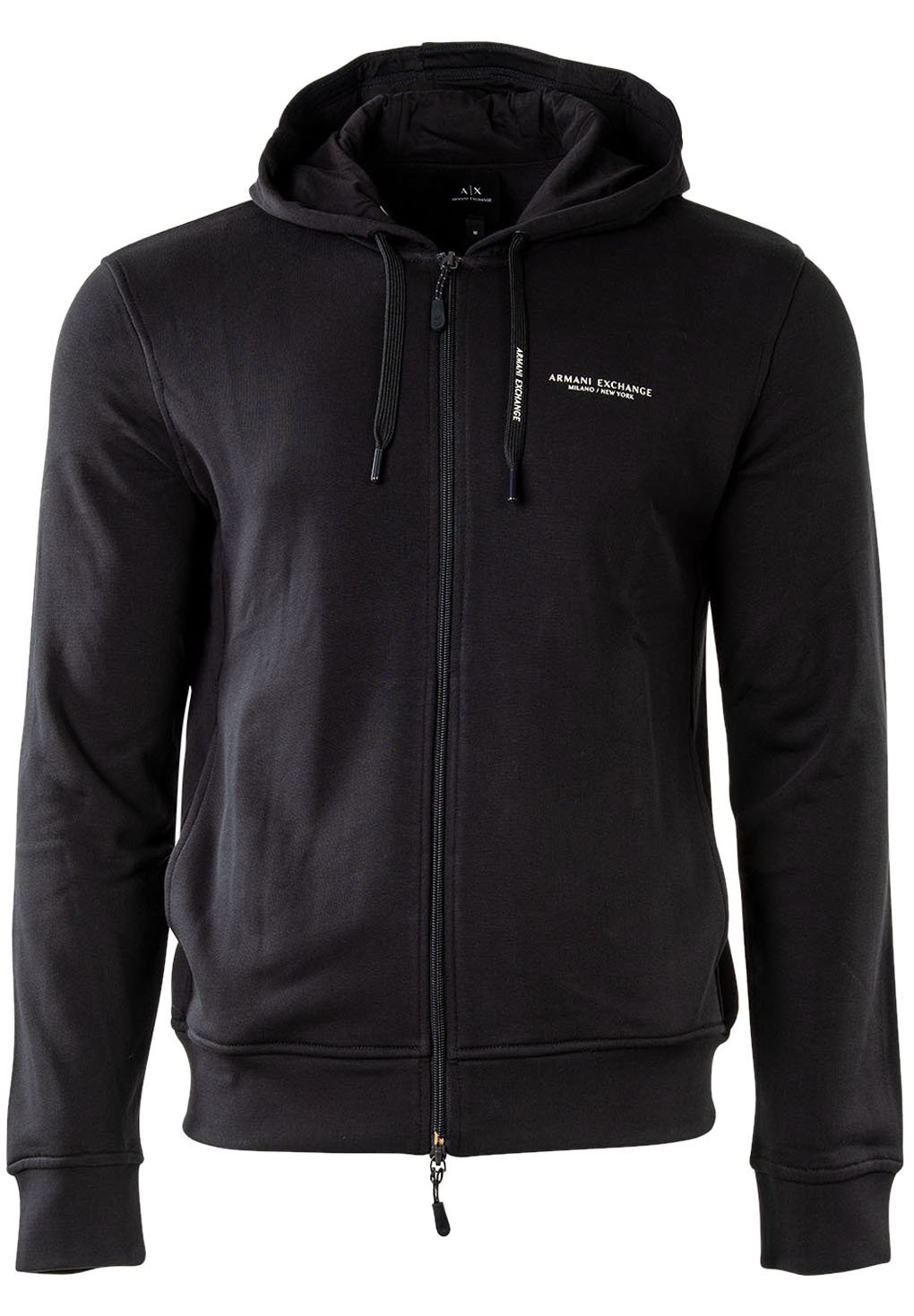 Armani Exchange FELPA Felpa con zip marine/blu scuro