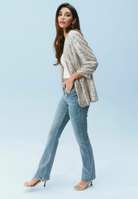 Next - SEQUIN TALL - REGULAR FIT - Short coat - silver Thumbnail Image 1