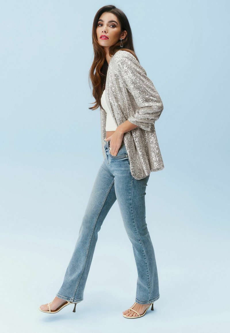 Next - SEQUIN TALL - REGULAR FIT - Short coat - silver, Enlarge