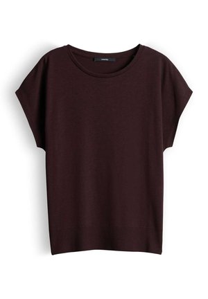 someday., RELAXED RIB DETAIL - T-shirt basique - mahogany