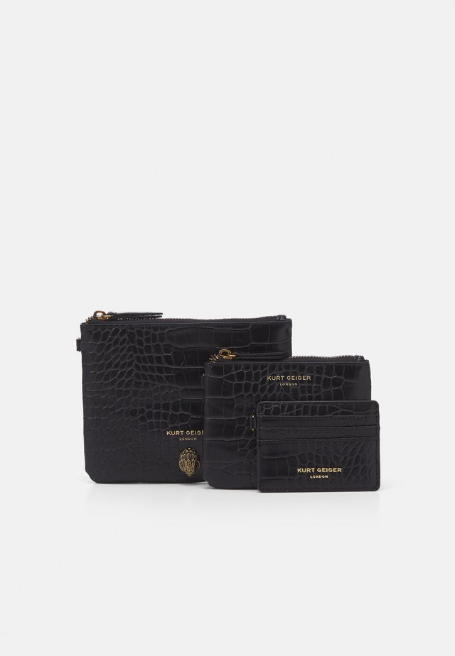 TRIPLE POUCH SET - Geldbörse - black