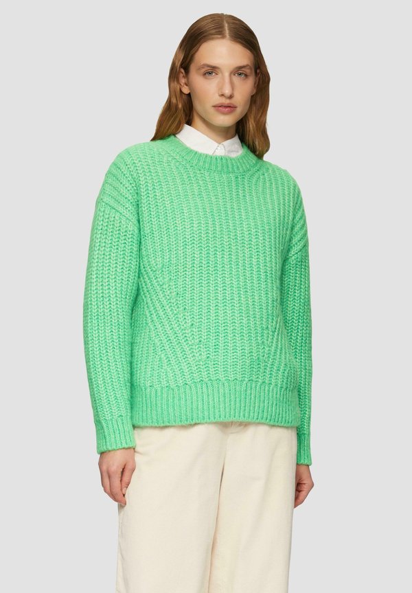 Strickpullover - limettengrün