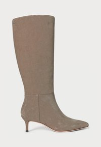 MCKAY SUEDE TALL BOOT HEEL - Bottes - taupe brown