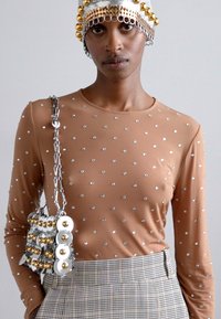 Rabanne SAC MAIN - Borsa a tracolla - silver-coloured/gold-coloured