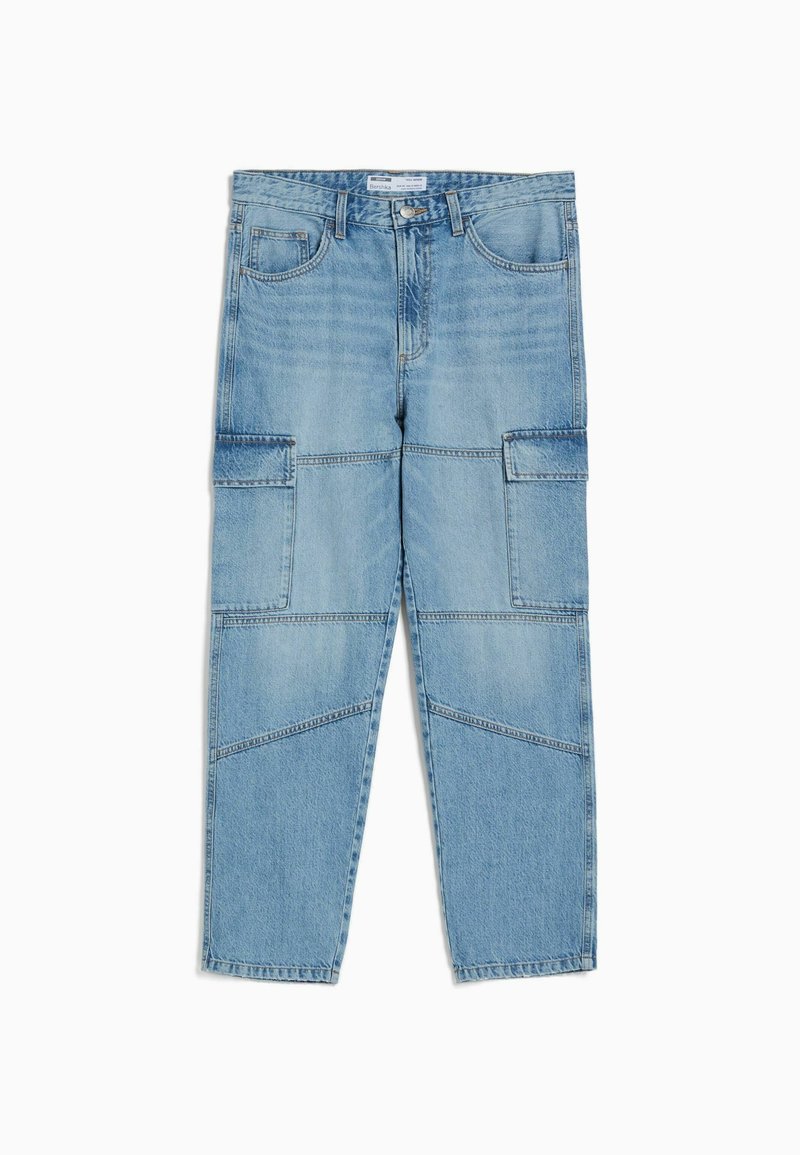 Bershka Vaqueros boyfriend light-blue denim/denim azul claro
