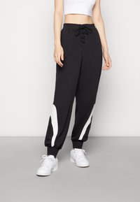 Nike Sportswear - PANT - Træningsbukser - black/white Miniaturebillede 1