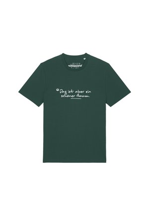 DAS IST ABER EIN SCHÖNER BAUM - T-Shirt print - glazed green