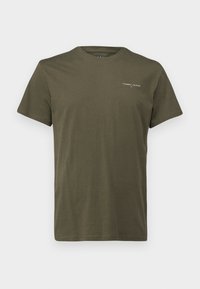 SLIM LINEAR CHEST TEE  - T-shirt basique - fatigue green