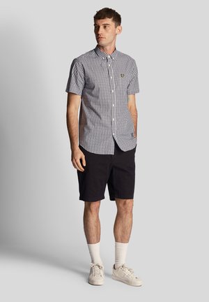 SHORT SLEEVE - Chemise - navy white