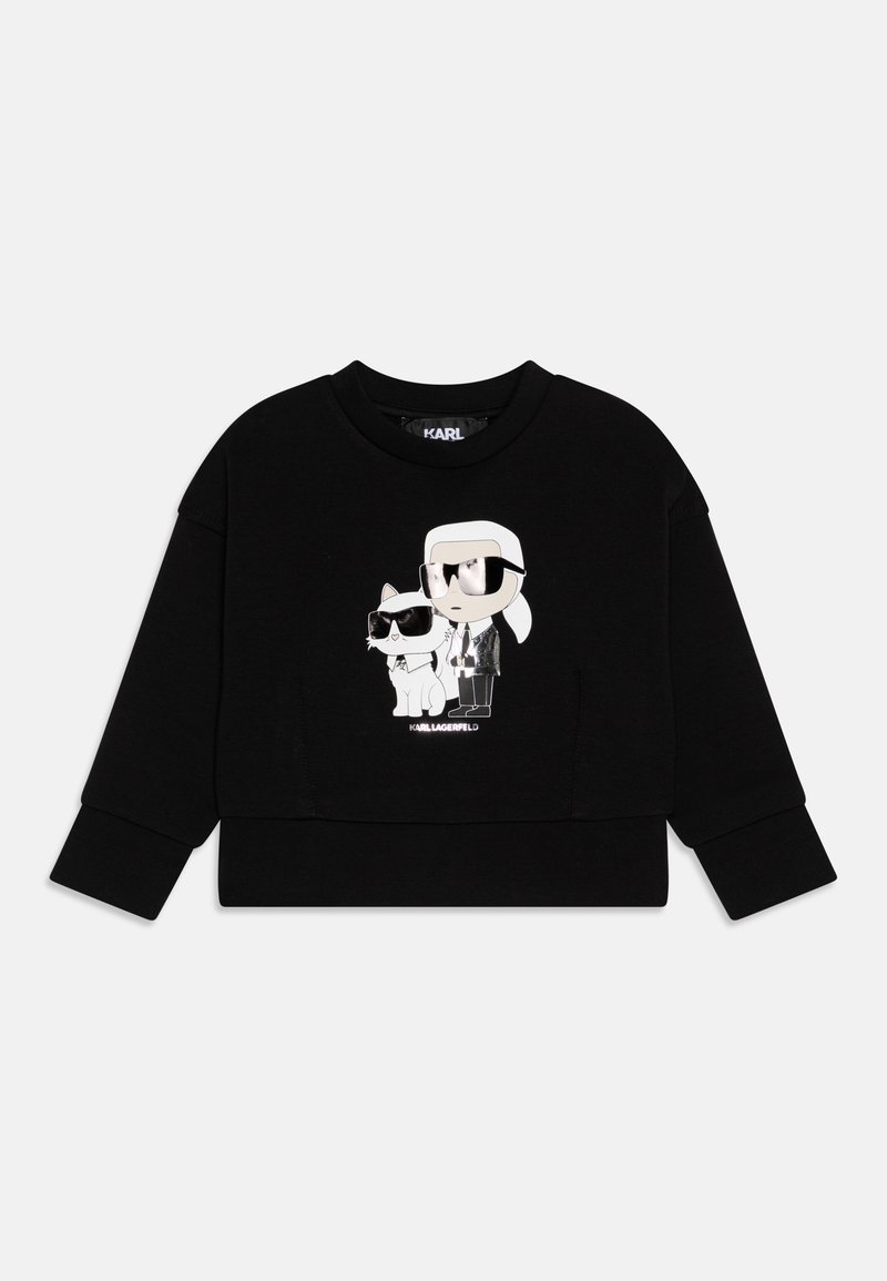 KARL LAGERFELD KIDS Sweater zwart KARL LAGERFELD KIDS Sweater zwart