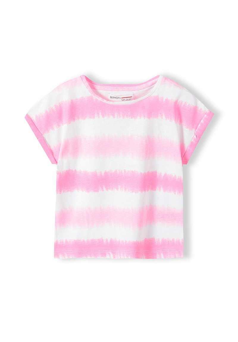 MINOTI CREW NECK SHORT SLEEVE - Trükipildiga T-särk - pink white