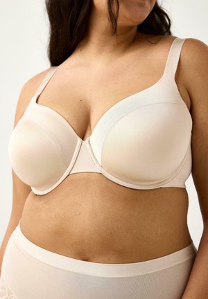 Lindex, DAHLIA SHINY MIC PLUS - Reggiseno - light beige