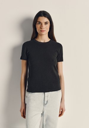 American Vintage SONOMA - T-shirt - bas - noir