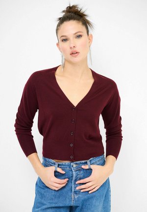 MERINOS - Cardigan - bordeaux