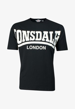 Lonsdale NORMALE YORK - Trükipildiga T-särk - black