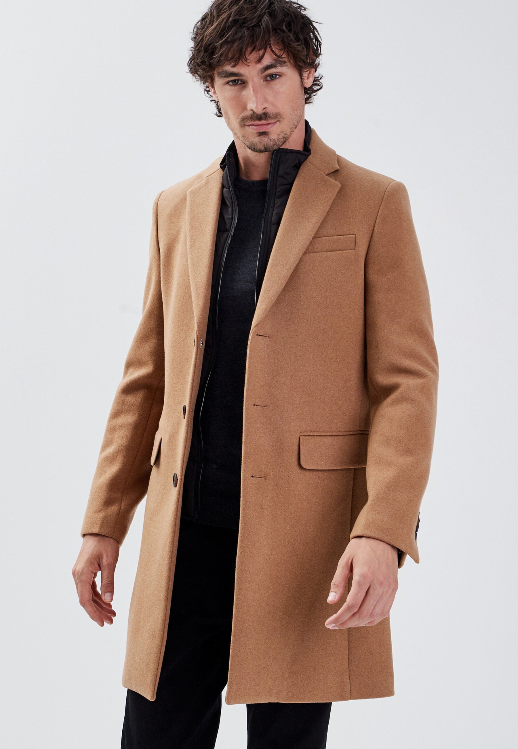 Trench Manteau Bonobo Manteau Camel Bonobo Manteau Long Boutonné