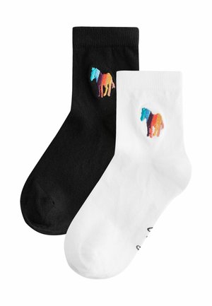 MULTI ZEBRA LOGO SOCKS 2 PACK - Socks - multi