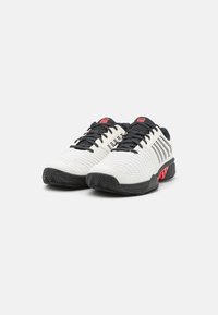 K-SWISS EXPRESS LIGHT 3 HB - Zapatillas de tenis para tierra batida - white/limo red