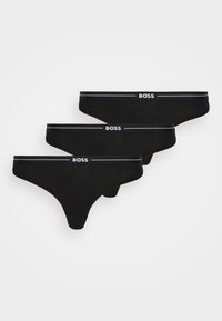 THONG 3 PACK - Thong - black