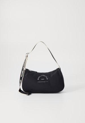 LOGO SHOULDERBAG - Ručna torba - black