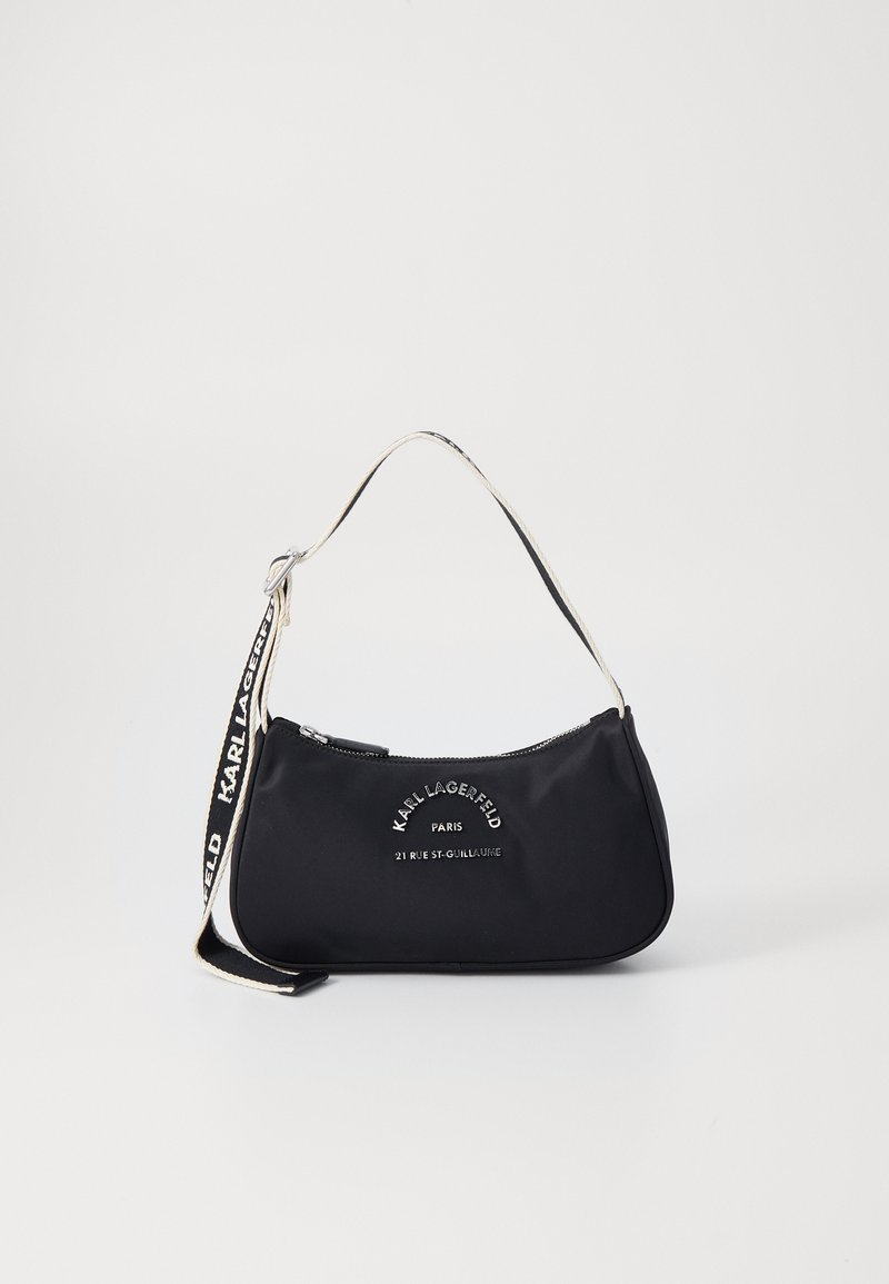 KARL LAGERFELD LOGO SHOULDERBAG - Ručna torba - black