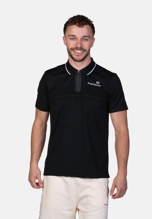 Sergio Tacchini SPECCHIO PL - Poloshirt - black white