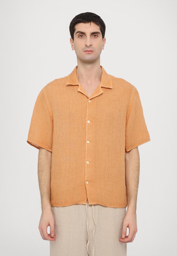 SHORT SLEEVE  REGULAR FIT MEN SHIRT - Shirt - apricot