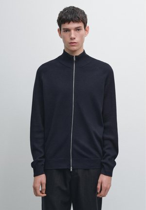 Massimo Dutti WITH RAGLAN SLEEVES - Kofta - dark blue