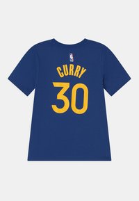 Nike Performance NBA GOLDEN STATE WARRIORS CURRY STEPHEN BOYS ICON TEE - Klubové oblečení - rush blue