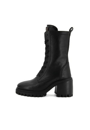 Stivaletti stringati - nero
