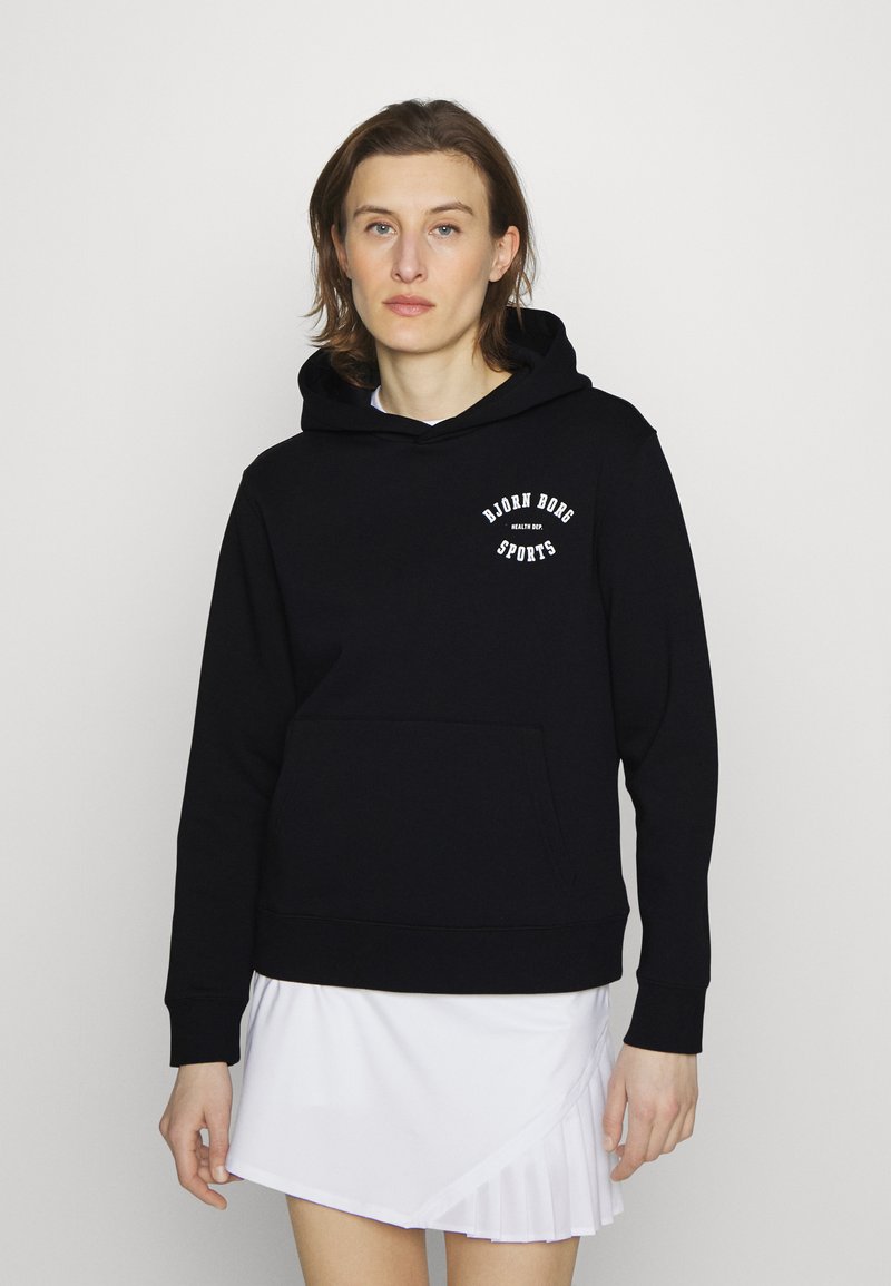 G-Star Relaxed Felpa Con Cappuccio Donna A Maniche Corte – Tasca A Marsupio, Stampa Sul Retro, Cotone, Grigio