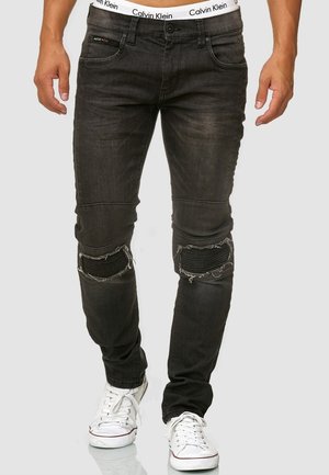 Slim fit jeans - black denim