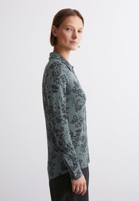 Marc O'Polo COLLAR PLACKET AOP - Button-down blouse - multi