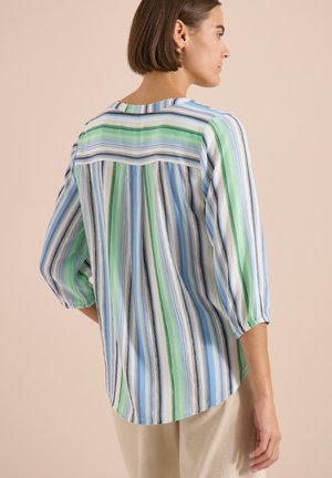 Cecil, 3/4-ARM BLUSE MIT MULTICOLOR STREIFEN - Blouse - light sky blue