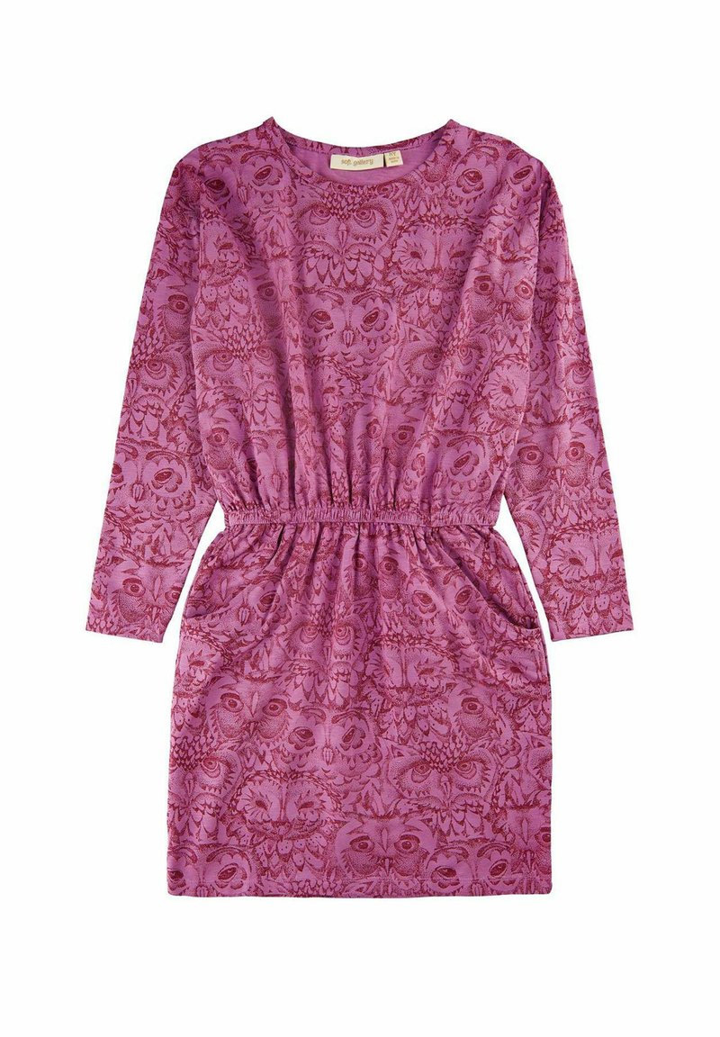Soft Gallery SGVIGDIS OWL L_S Vestido informal mulberry/beige