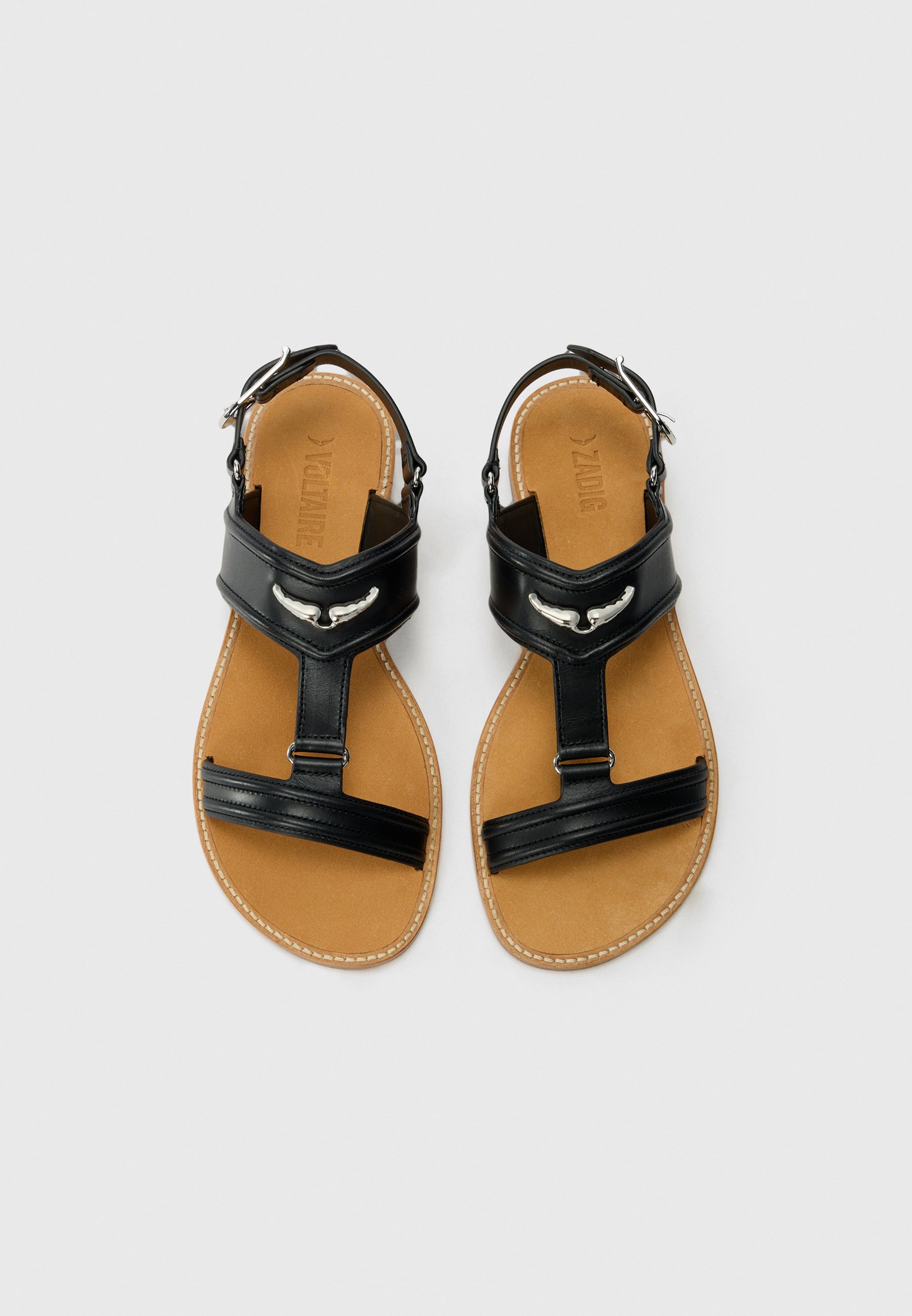 サンダル・ミュール Caprese Wings Sandals - Zadig & Voltaire - Leather - Black Caprese Wings Sandals - Zadig & Voltaire - Leather - Black
