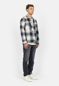 Denim Project POCKET - Ljetna jakna - check white