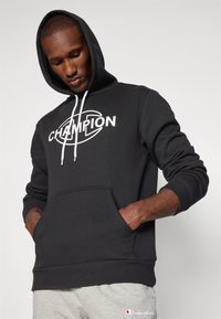 Champion GRAPHIC HOODIE - Hanorac - black
