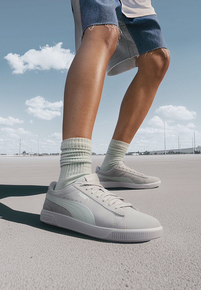 Puma Sneakers laag lichtgrijs