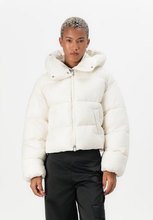 INFUSO TELA  TECNICA STAMPA IMBOTTITO MONOGRAM - Winterjas - off white