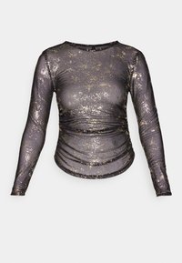 No seleccionado, black detail/gold foil