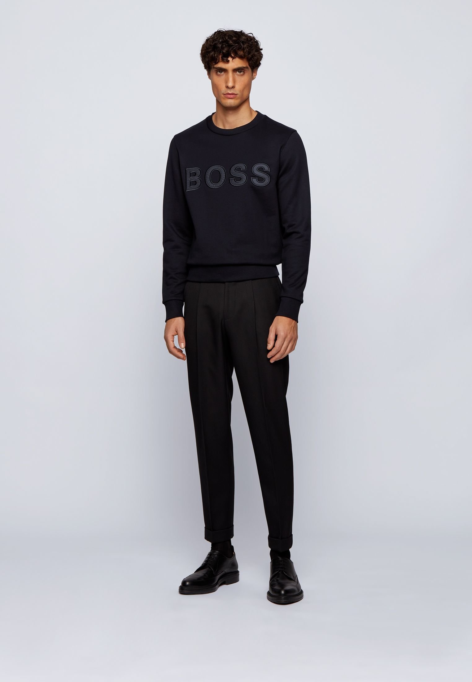 boss black sweater