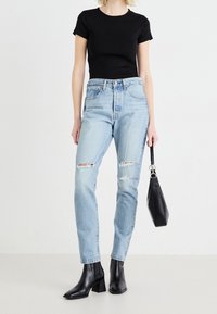 Levi's® Vaqueros pitillo - destroyed denim